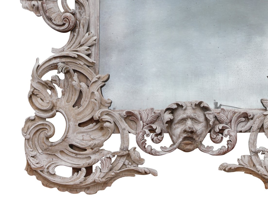 eighteenth century English carved Rococo frame